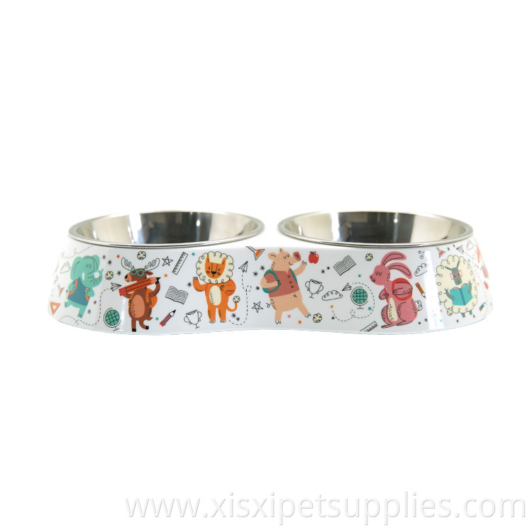 Customizable Pet Products Melamine Dog Food Bowl